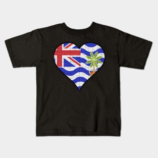 Biot Jigsaw Puzzle Heart Design - Gift for Biot With British Indian Ocean Territory Roots Kids T-Shirt